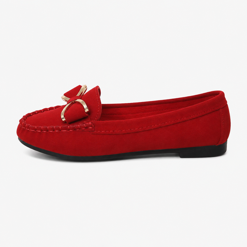 Women's Suede Ballerina Loafers