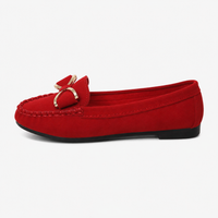 Women's Suede Ballerina Loafers