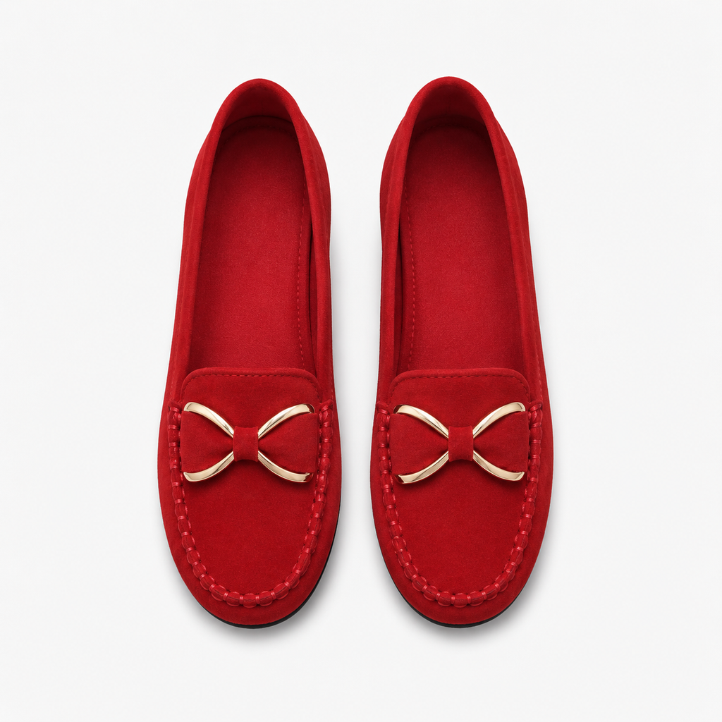 Women's Suede Ballerina Loafers