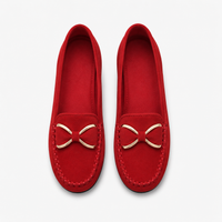 Women's Suede Ballerina Loafers