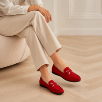 Women's Suede Ballerina Loafers