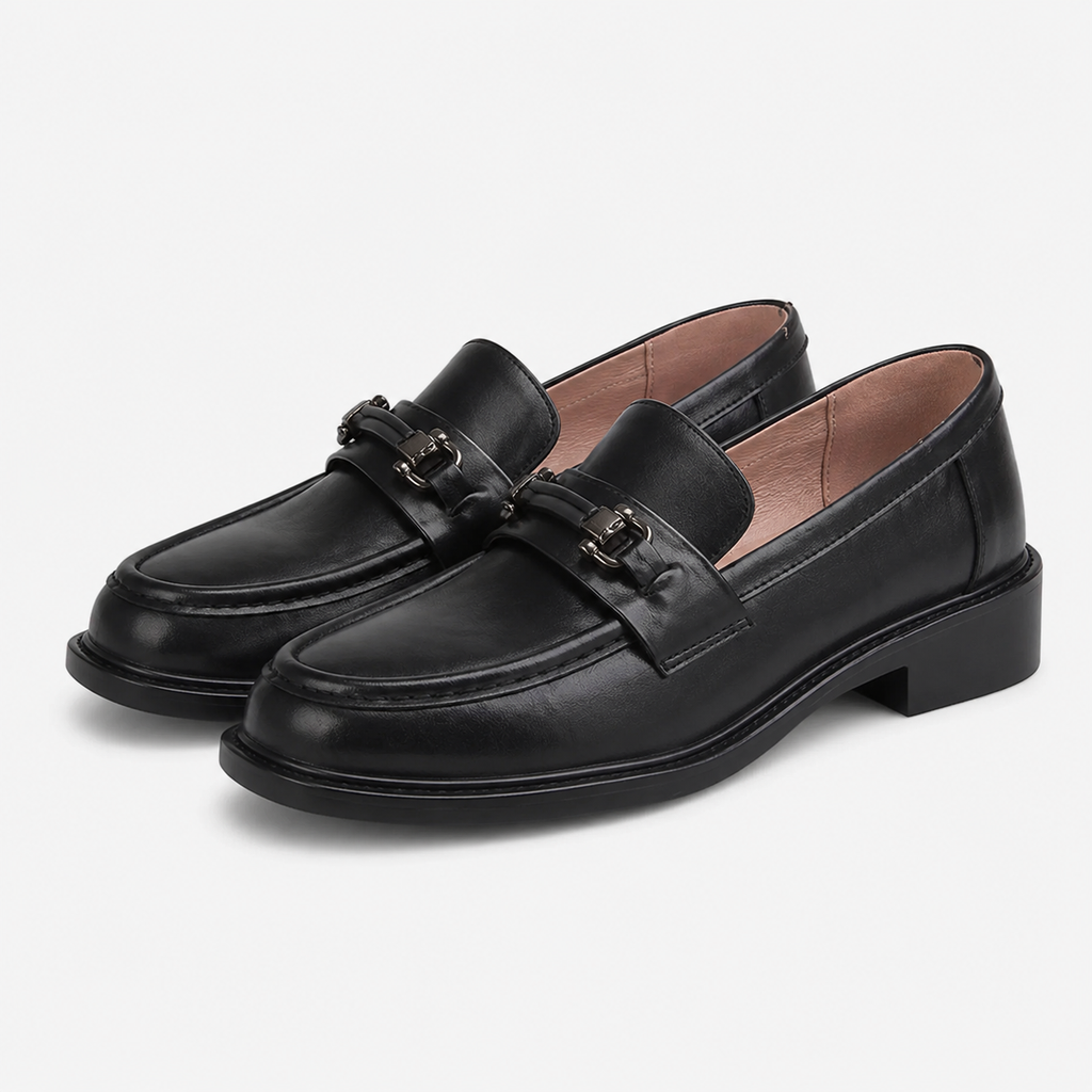 Chic Women's Heeled Loafers