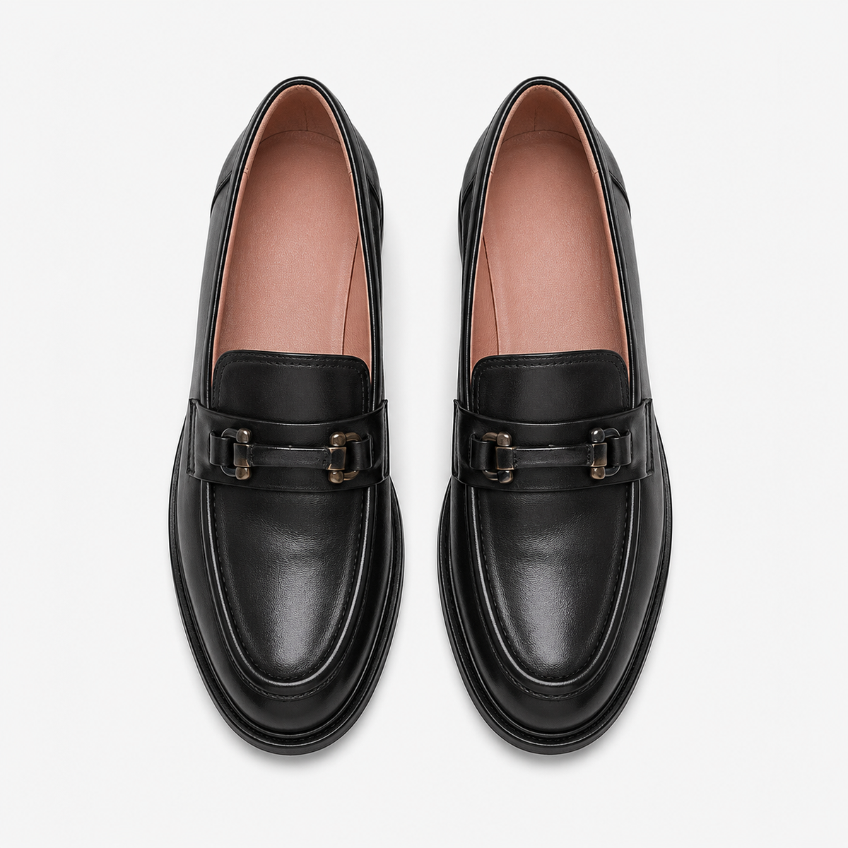 Chic Women's Heeled Loafers