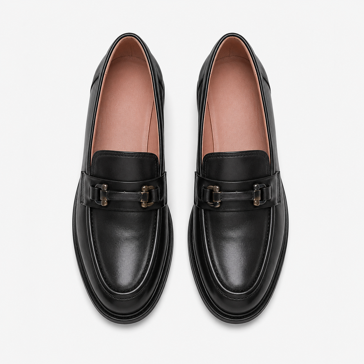Chic Women's Heeled Loafers