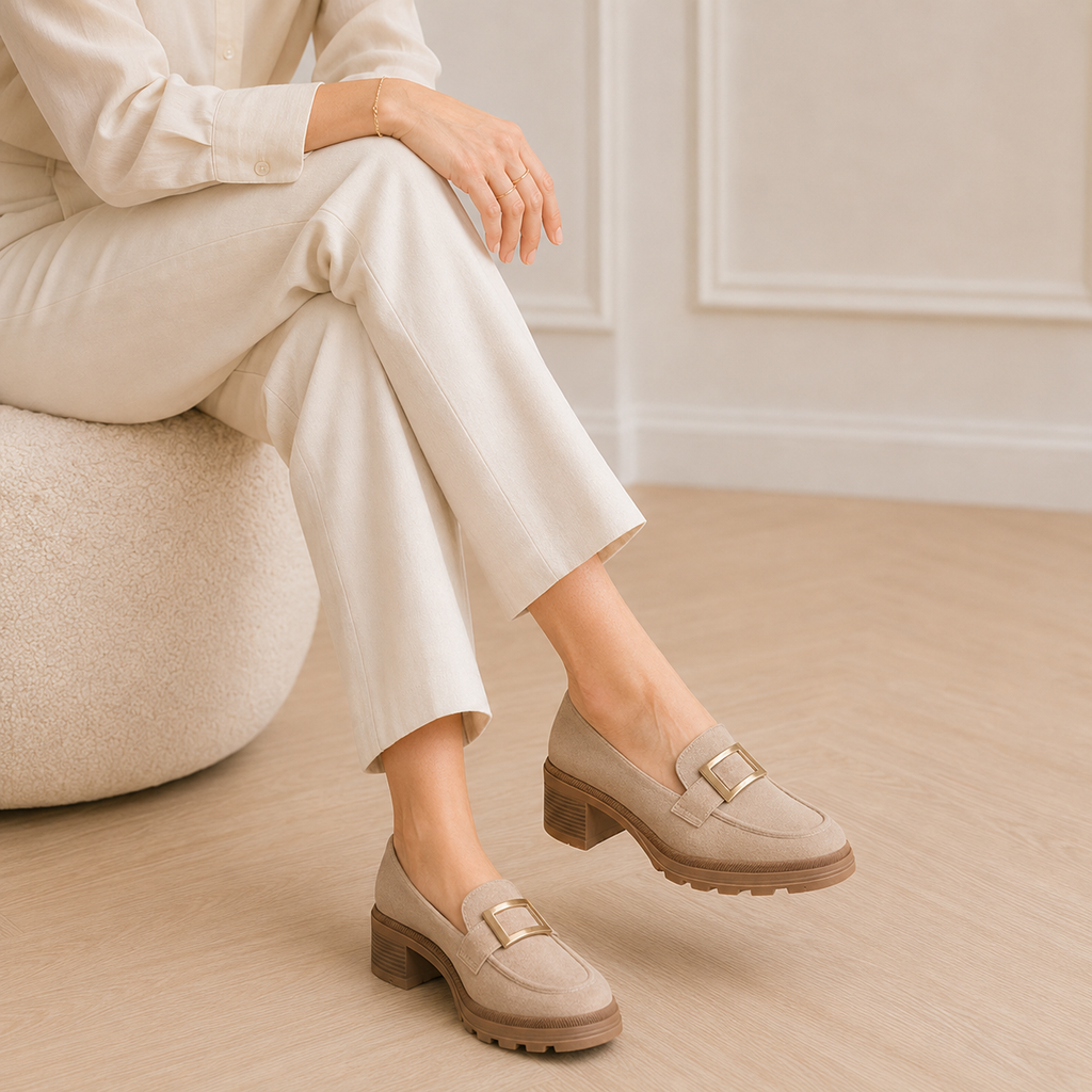 Women's Office Heeled Loafers
