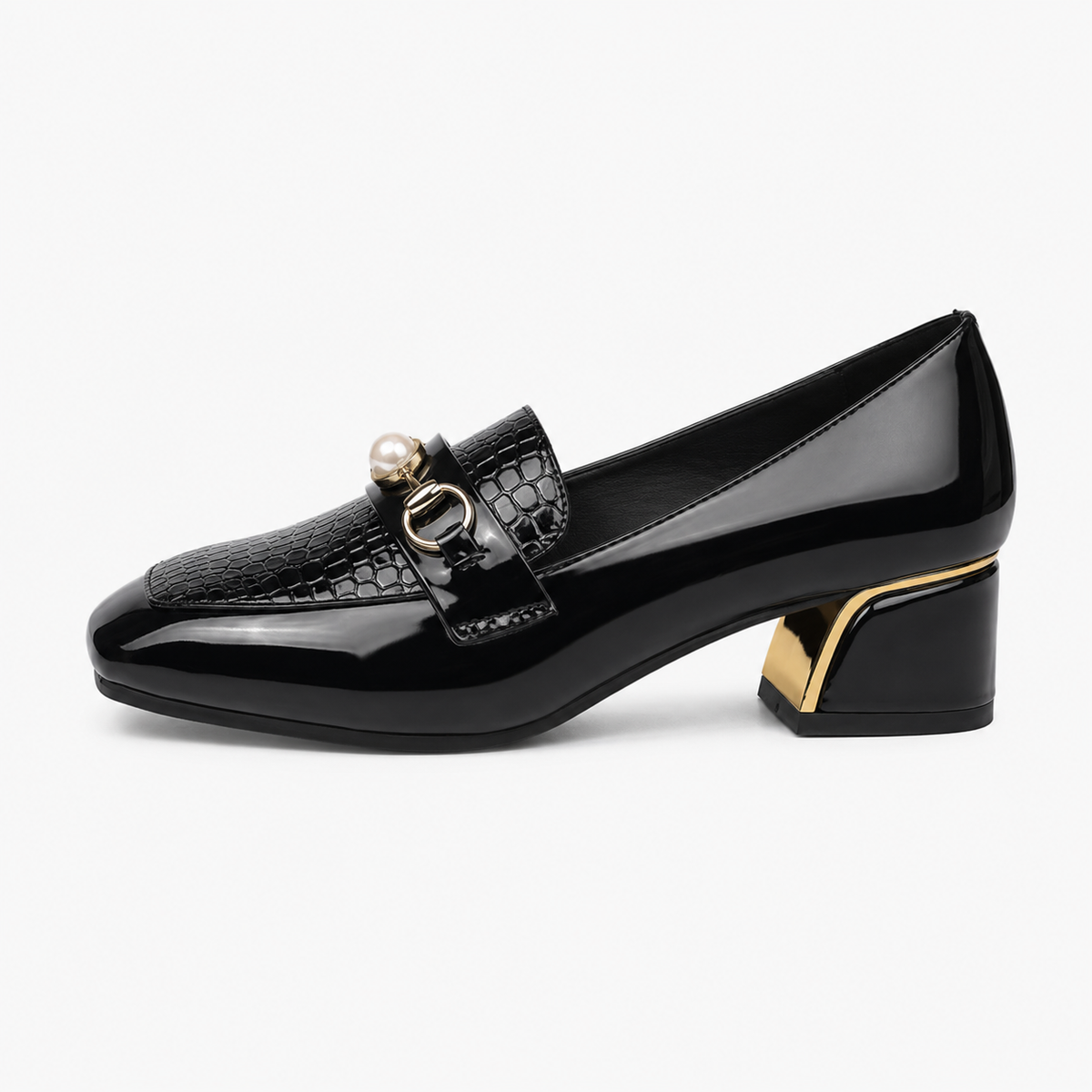 Women's Preppy Style Heeled Loafers