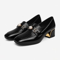 Women's Preppy Style Heeled Loafers