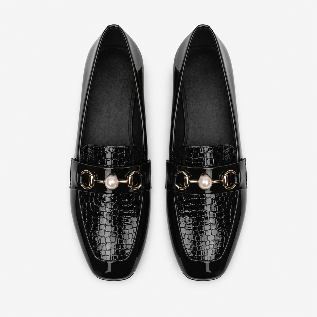 Women's Preppy Style Heeled Loafers