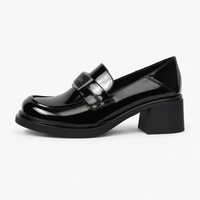 Women's Heeled Loafers – Thick Heel