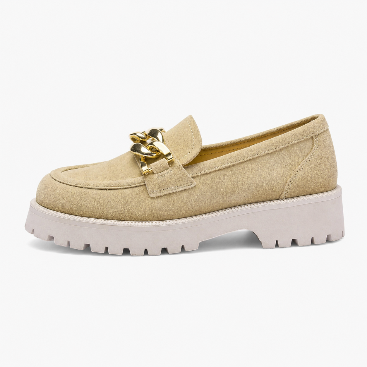 Women's Wedge Loafers with Notched Sole