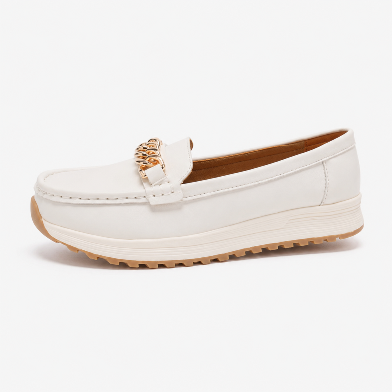 Women's Chain Wedge Loafers