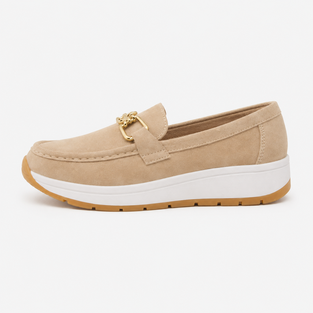 Women's Wedge Loafers – Soft Leather