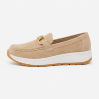 Women's Wedge Loafers – Soft Leather
