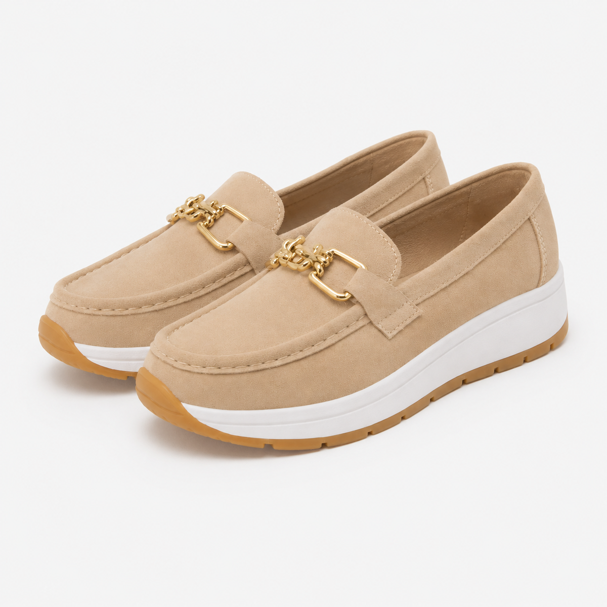 Women's Wedge Loafers – Soft Leather