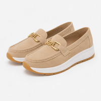 Women's Wedge Loafers – Soft Leather
