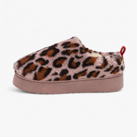 Women's Leopard Loafers with Thick Sole