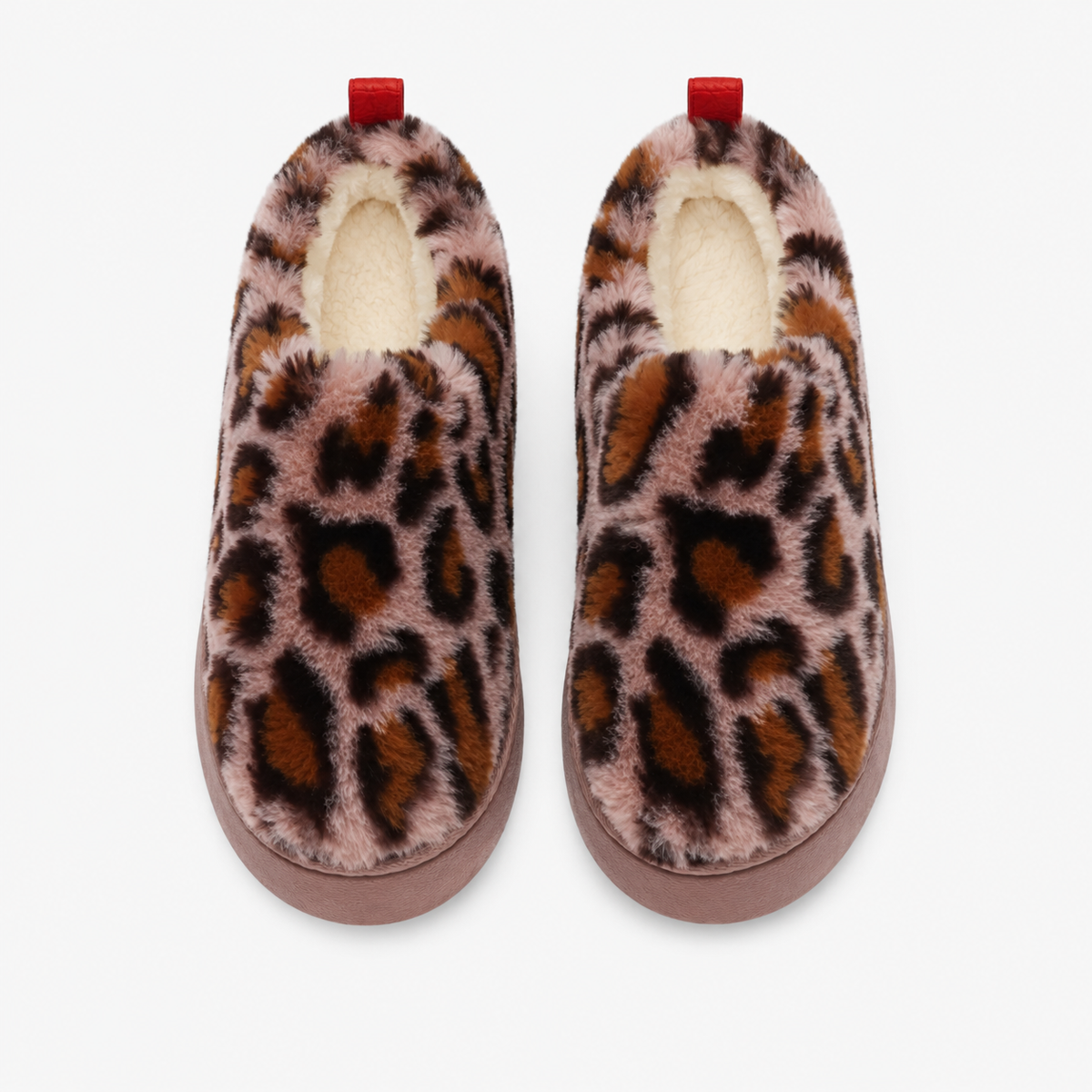 Women's Leopard Loafers with Thick Sole