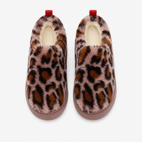 Women's Leopard Loafers with Thick Sole