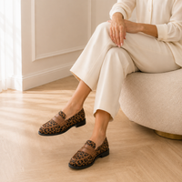 Chic Women's Leopard Loafers