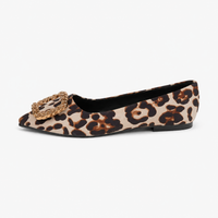 Women's Leopard Loafers – Gold Horsebit