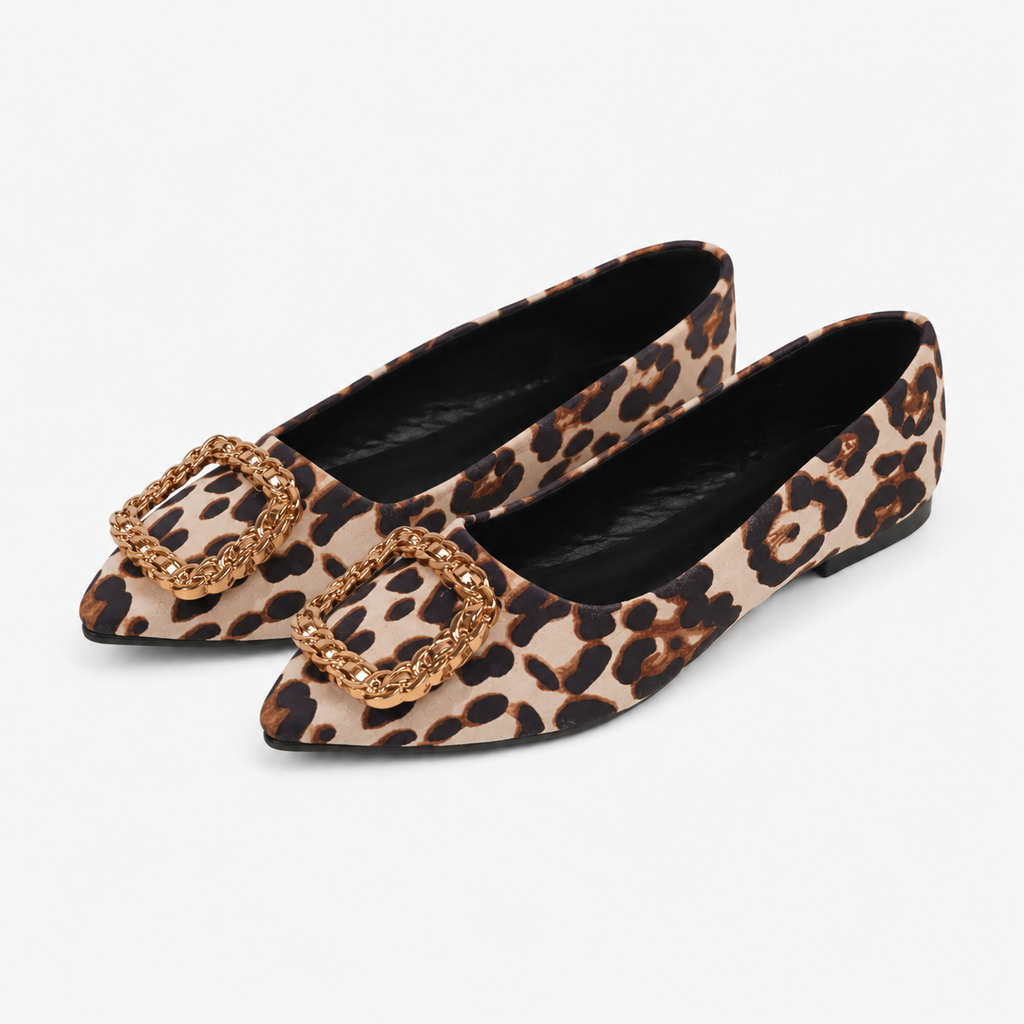 Women's Leopard Loafers – Gold Horsebit