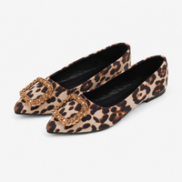 Women's Leopard Loafers – Gold Horsebit