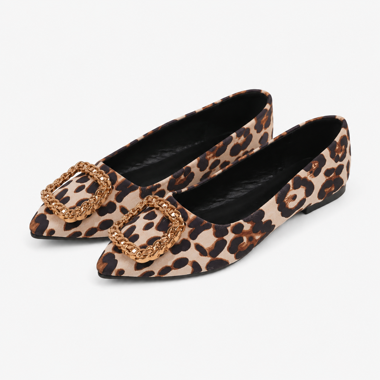 Women's Leopard Loafers – Gold Horsebit
