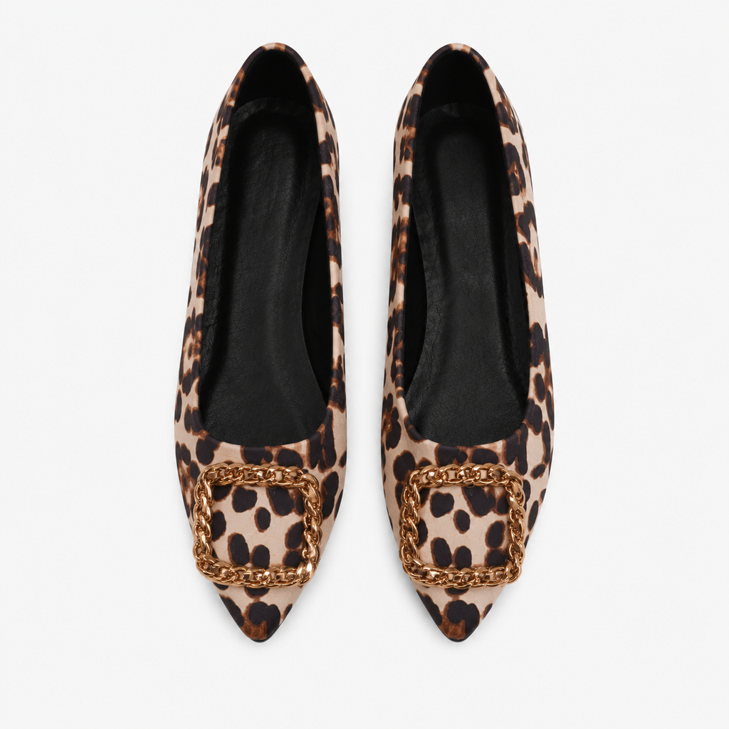 Women's Leopard Loafers – Gold Horsebit