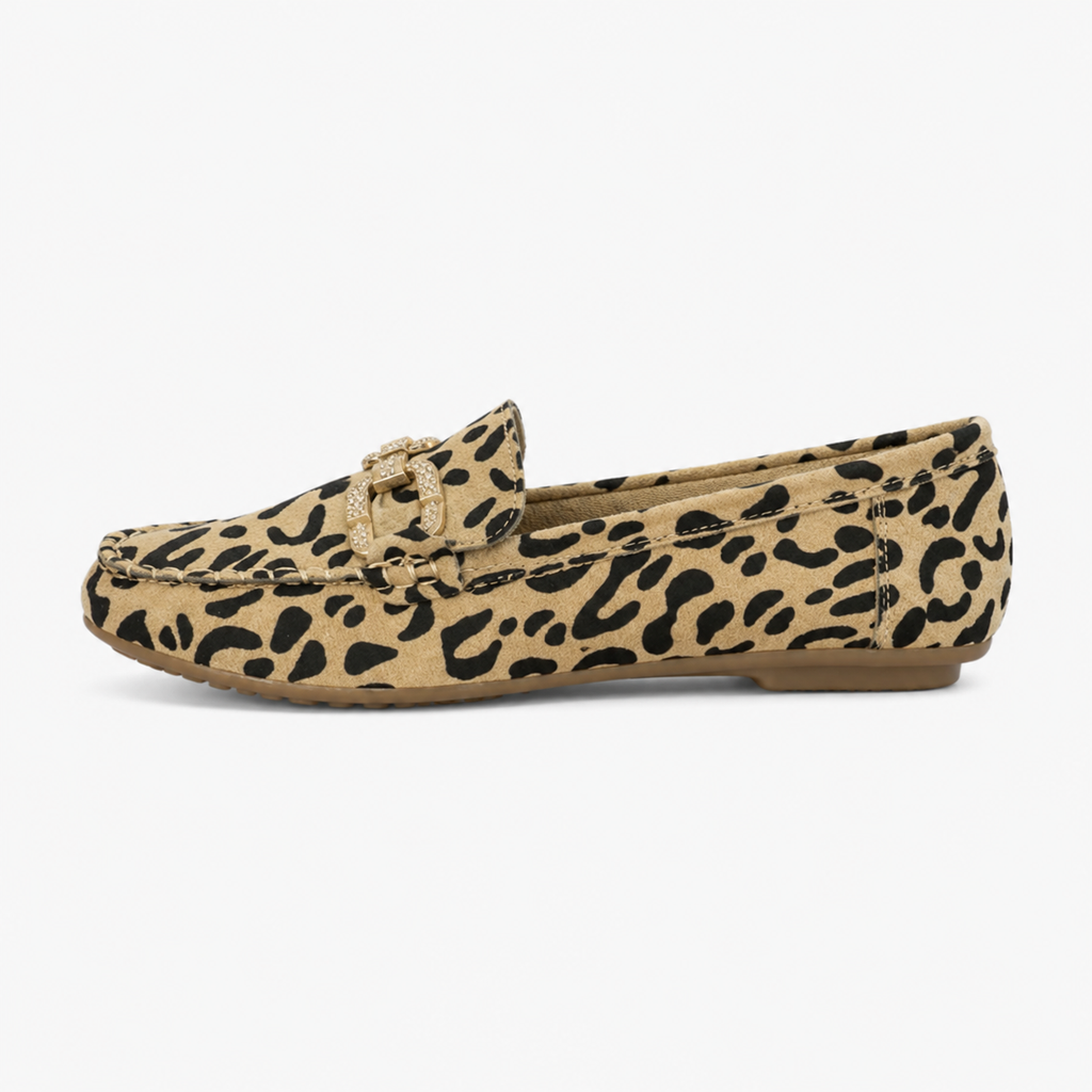Trendy Women's Leopard Loafers