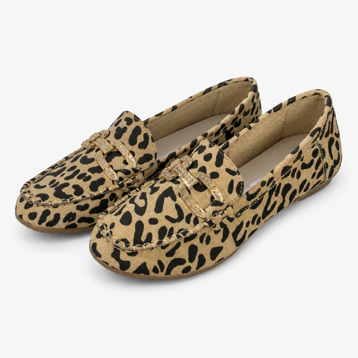 Trendy Women's Leopard Loafers