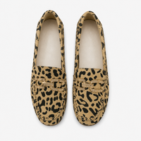 Trendy Women's Leopard Loafers
