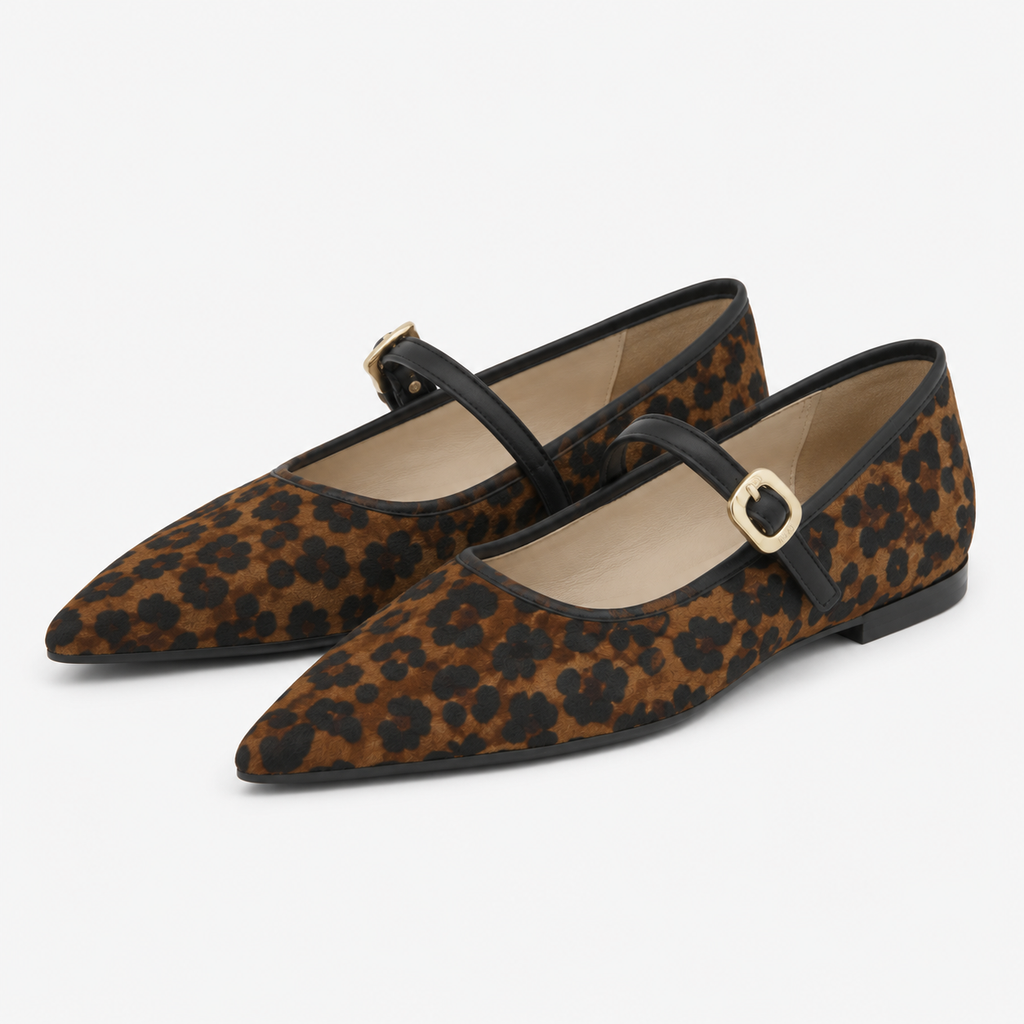 Women's Leopard Loafers – Flat Heel
