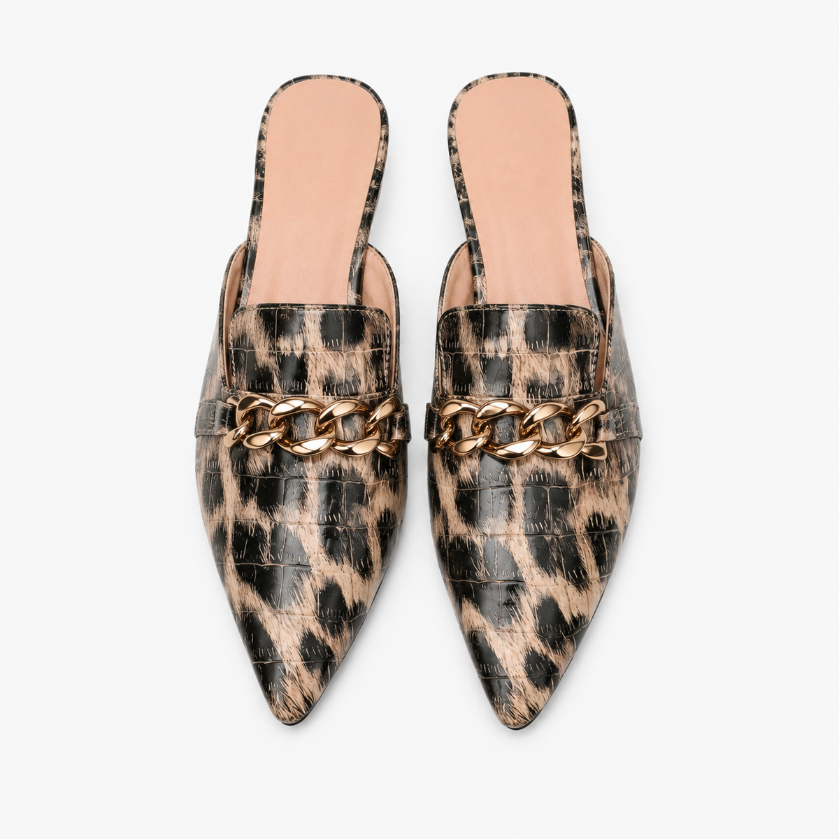 Elegant Women's Leopard Loafers