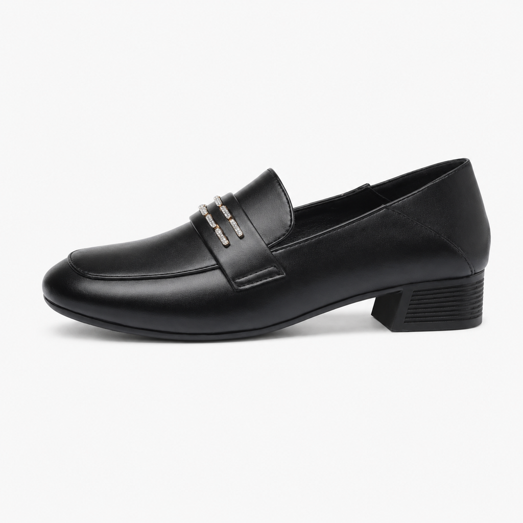 Women's Office Square-Heel Loafers