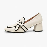 Elegant Women's Square-Heel Loafers