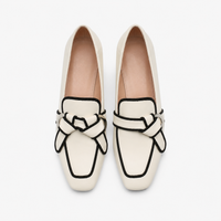 Elegant Women's Square-Heel Loafers