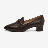 Chic Women's Square-Heel Loafers