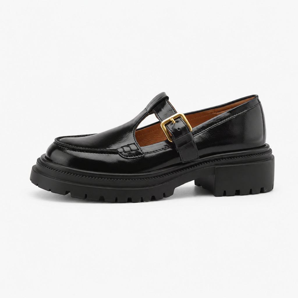 Women's Square-Heel Loafers – Platform