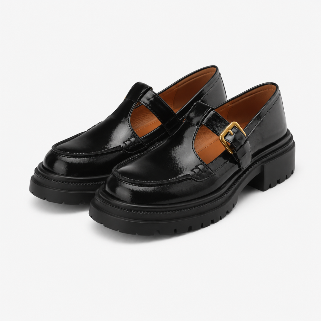 Women's Square-Heel Loafers – Platform