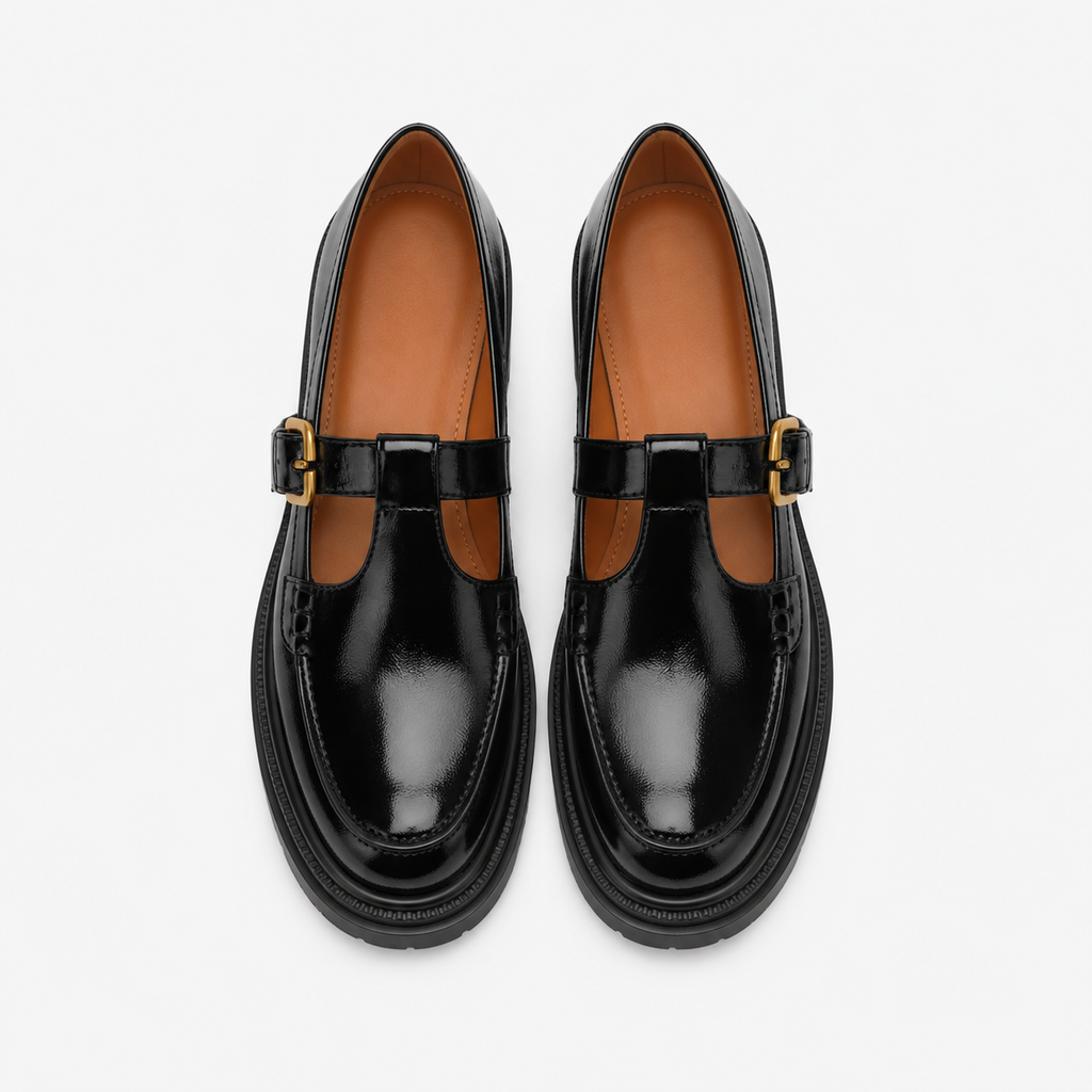 Women's Square-Heel Loafers – Platform