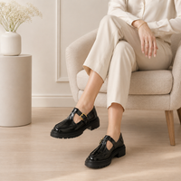 Women's Square-Heel Loafers – Platform