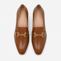 Sophisticated Women's Square-Heel Loafers