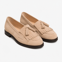 Women's Tassel Loafers – Beige