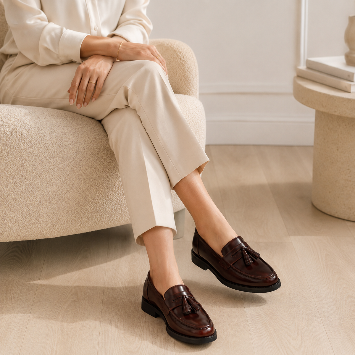 Elegant Women's Tasseled Loafers