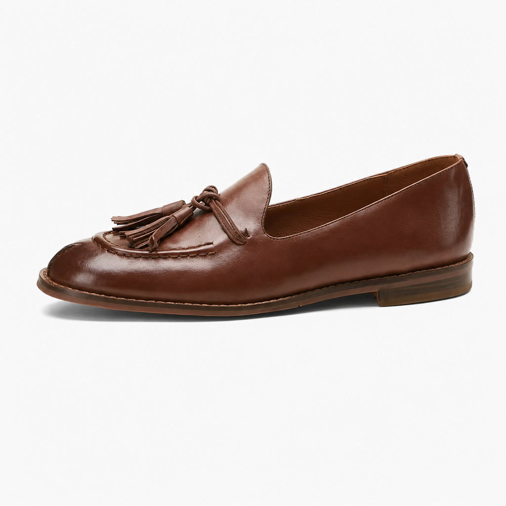 Women's Tasseled Loafers – Flat Sole