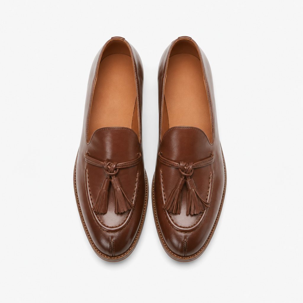 Women's Tasseled Loafers – Flat Sole