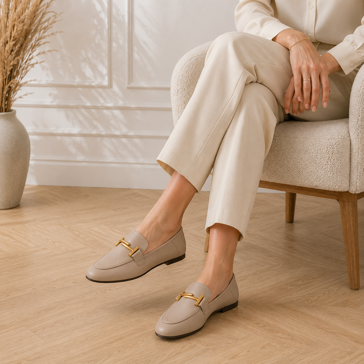 Women's Smooth Leather Loafers