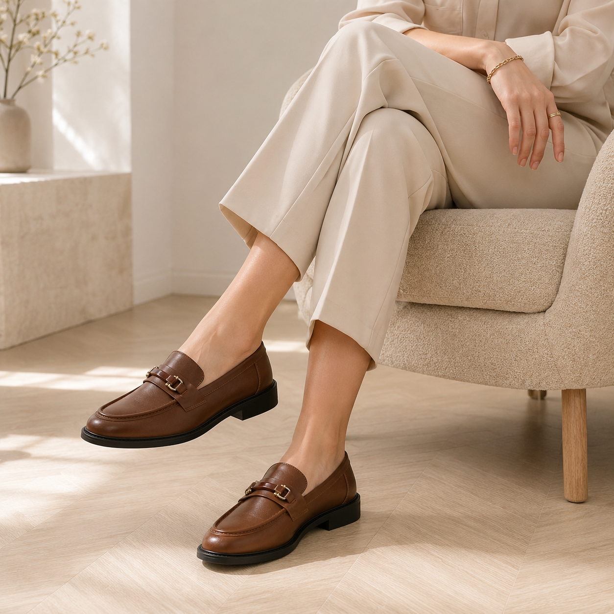 Women's Leather Loafers – City