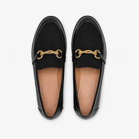 Women's Patent Loafers – Gold Horsebit