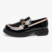 Women's Patent Loafers – Round-Toe